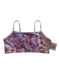 Image 3 of XL/XXL (42) Bralette in Warm Dark Agate Ice Dye