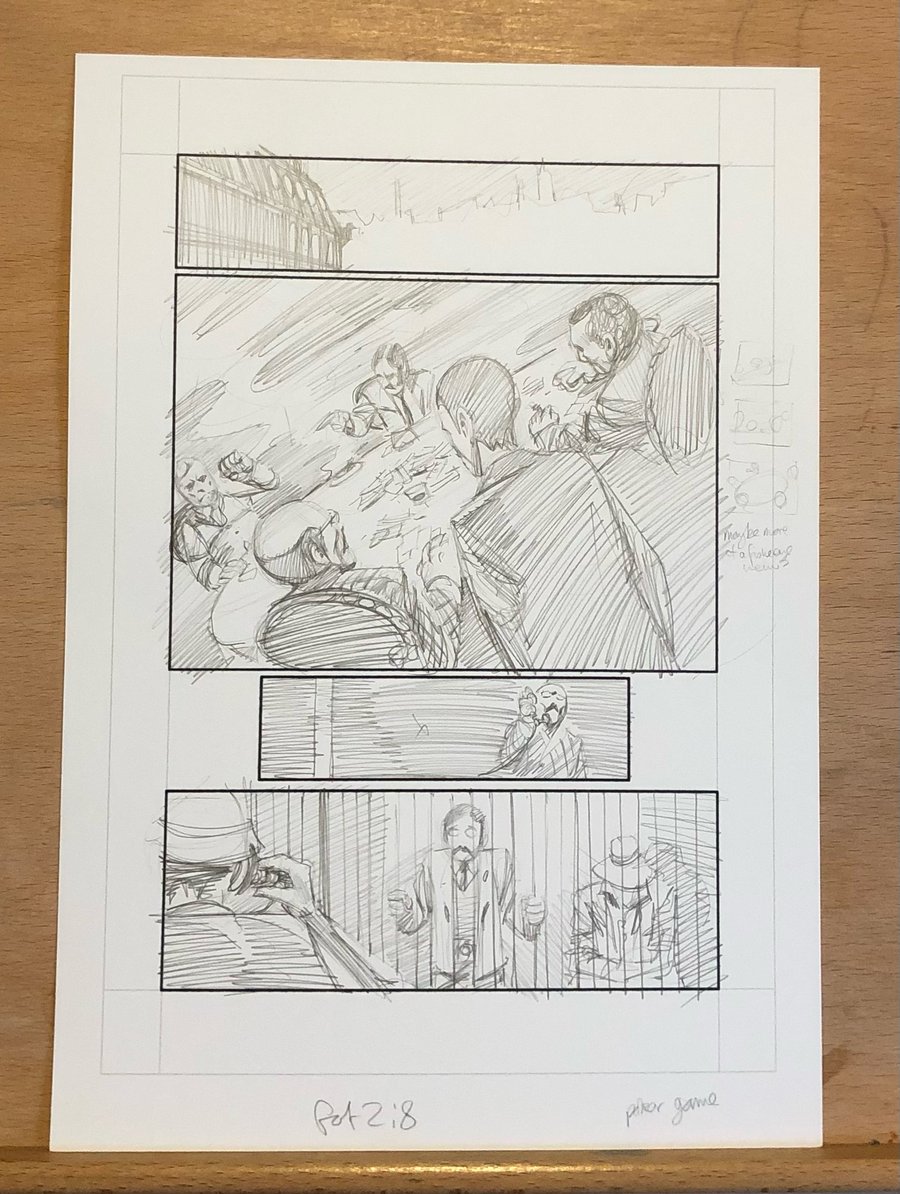 Image of Fort issue 2 page 8 pencils