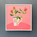 Image of Roses in a Handmade Cup