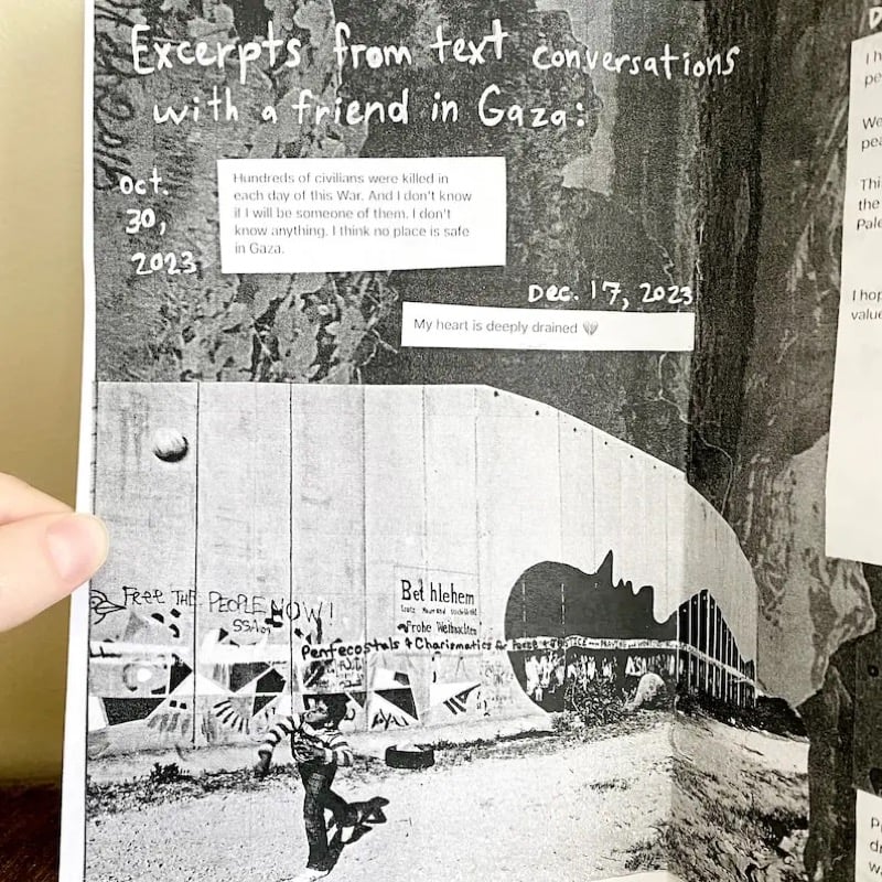 Image of We [Palestinians] Are Not Going Away Zine