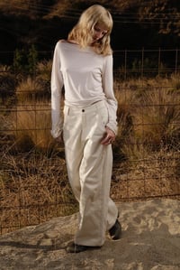 Image 2 of Guts Cream Selvedge Denim 