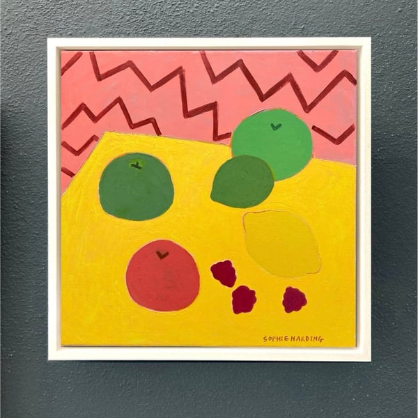 Image of Apples, Lemon, Lime and Raspberries 