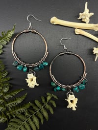 Bone & Turquoise Earrings 
