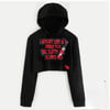 Horror Film Cropped Hoodie