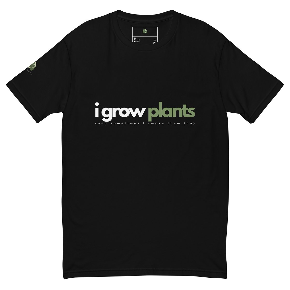 Image of I Grow Plants Tee (black)