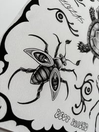 Image 2 of Tribal Turtle Flash Sheet (black and grey)