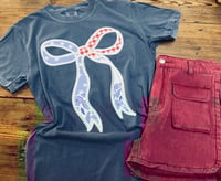 Image 2 of Patrotic Lace Bow T-Shirt