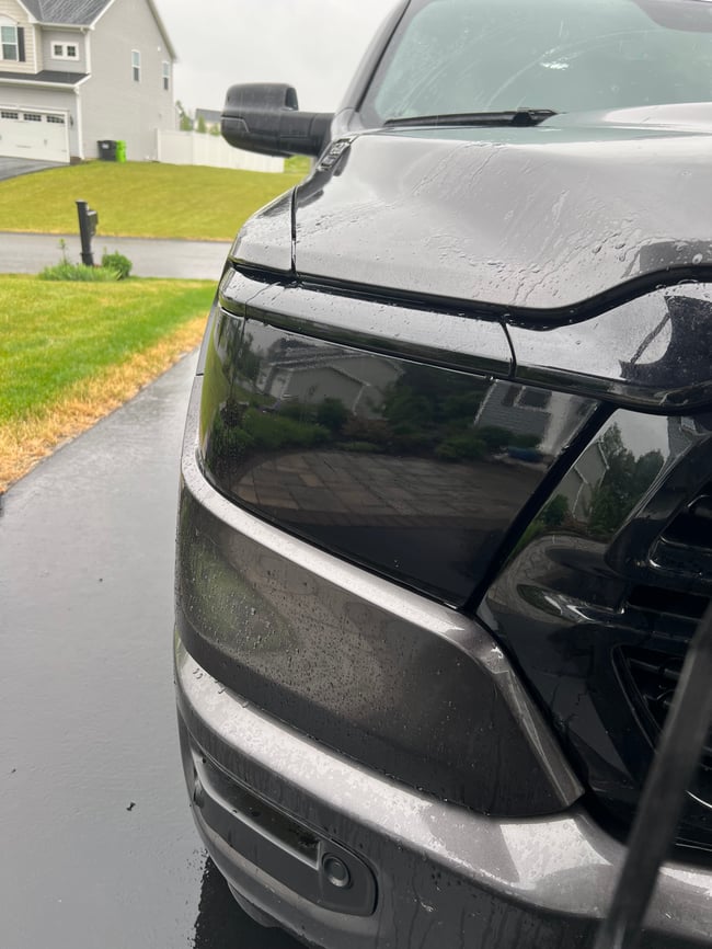 20192024 Ram 1500 LED Full Headlight Tint Overlays Blacked Out Designs