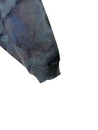 Image 5 of M 100% Cotton French Terry Sweatsuit Set in Dark Stormy Ice Dye