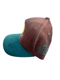 Image 2 of Brown and green SnapBack 