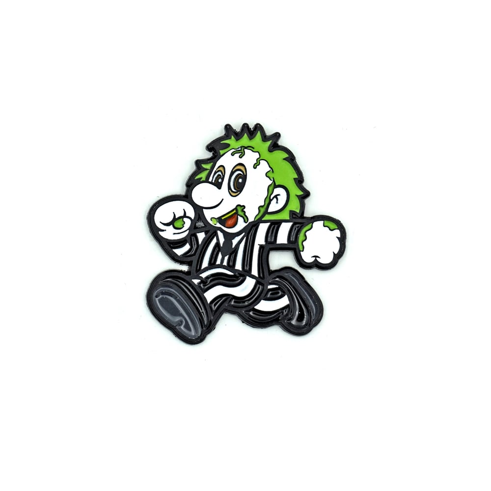 Beetlejuice Enamel Pin