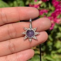 Image 2 of Silver Amethyst Sun 💜