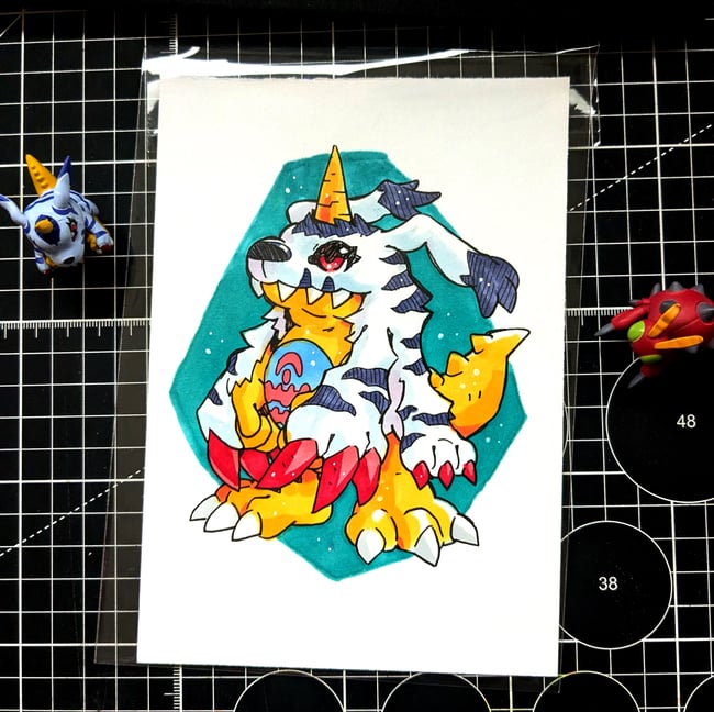 Gabumon original illustration 