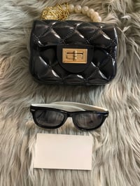Image 3 of Blk Mini Fashionable Jelly Bag
