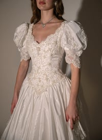Image 3 of 1980s Tiered Pearl Dress
