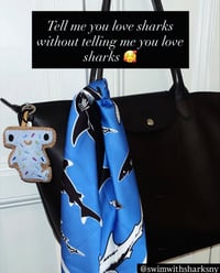 Image 3 of Sprinkle Shark Felt Ornament 