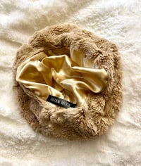 Image 2 of Satin lined Cheetah Faux Fur Bucket Hat