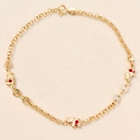 Red Elephant Anklet