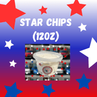 Image 1 of ❤️🤍💙Star Chips (12oz) Container 