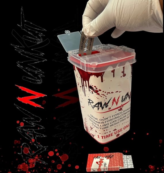 Image of RAW N UNKUT SHARPS CONTAINER