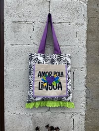 Image 4 of Bolsiña feita a man. AMOR POLA LINGUA2. Deseño exclusivo!