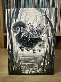 Image 1 of Tizzie Whizie, Folklore Fairy Hedgehog Greeting Card
