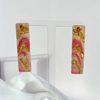 Berry Swirl Bar Studs