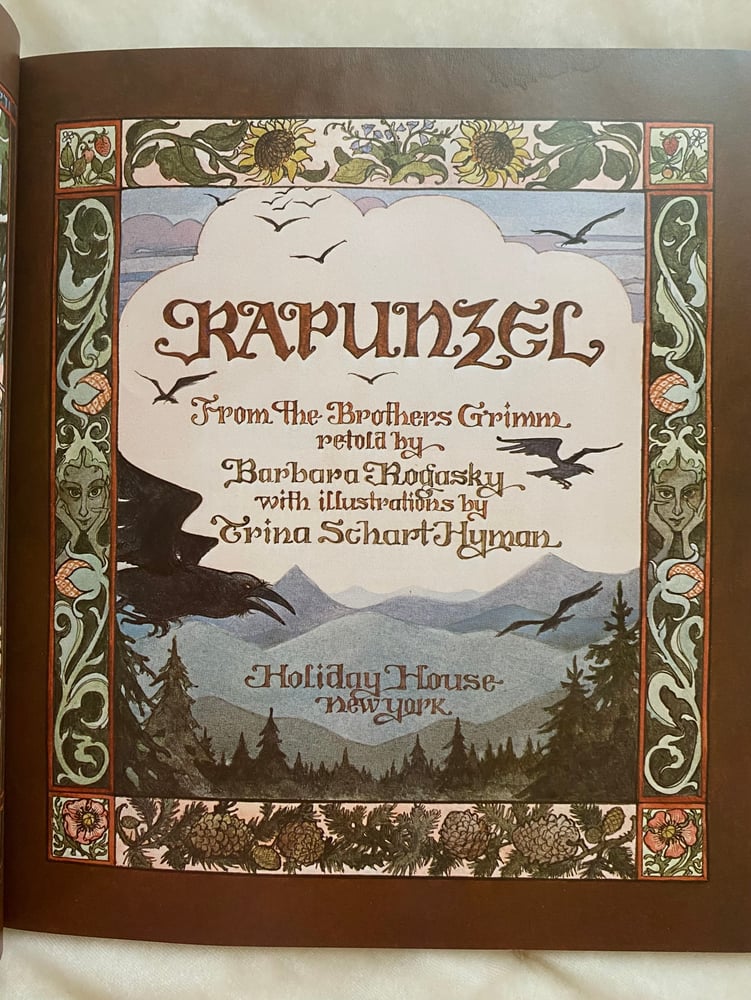 Image of Rapunzel Retold by Barbara Rogasky (1982)  Out of Print