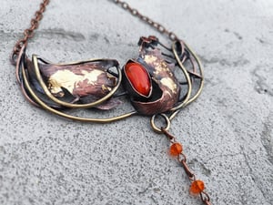 Fire statement necklace 