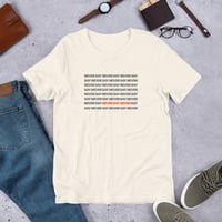 Image 1 of Never Say Never Type Unisex t-shirt