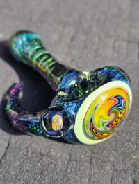 Image 1 of Wig Wag Pipe W/ Opal And Horn