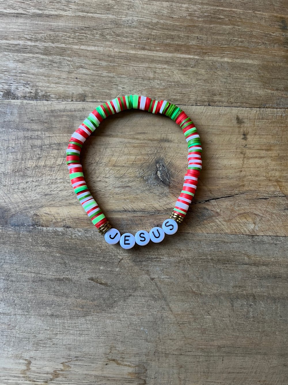Image of Christmas Mix JESUS bracelet