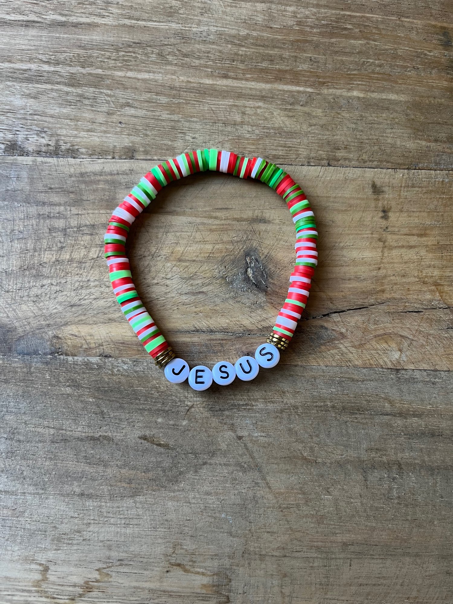 Image of Christmas Mix JESUS bracelet