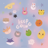 Keep Going - Seventeen 5x5 Print