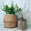 Geo Cut Glass Candle 230g - ROSE GOLD  **ONLY 4 AVAILABLE**