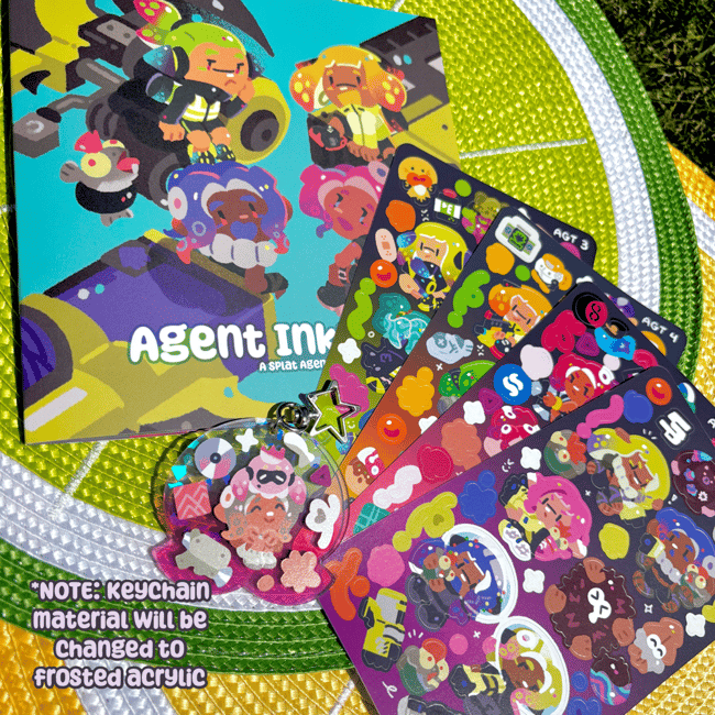  🍋 AGENT INKADIA Cephaloparade ~ ARTBOOK + MERCH FULL BUNDLE 