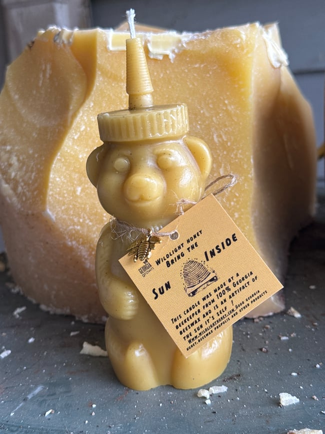 honey bear candle ! 