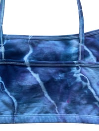 Image 8 of L (38) Bralette in Moody Blues Geode Ice Dye