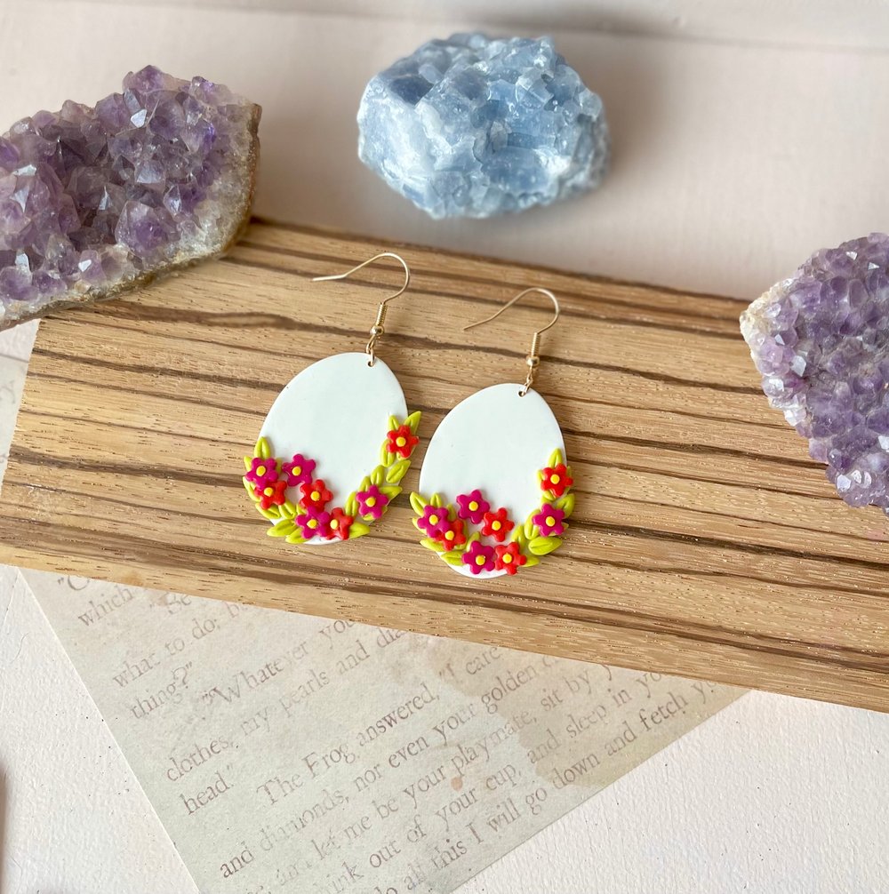 Image of Bouquet Easter Egg Earrings