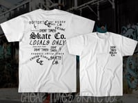 All Over White Tee