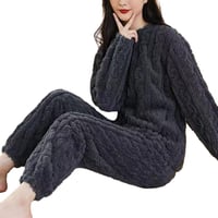 Image 7 of Velvet Vibes & Chill” – Luxe Lounge Set for Cold-Weather Queens