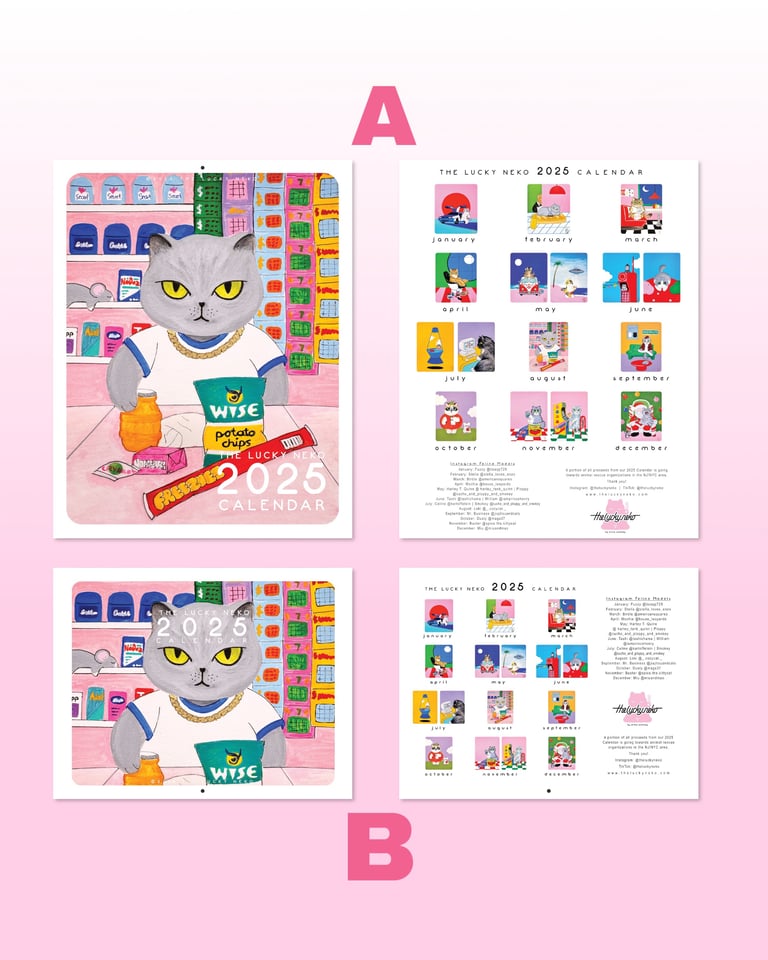 The Lucky Neko 2025 Calendar  Image 3
