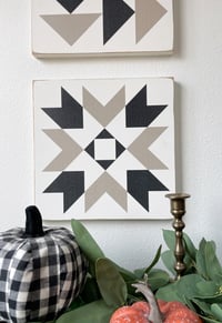 Image 2 of WHEAT HARVEST - Autumn Harvest Collection - 11" Wood Barn Quilt