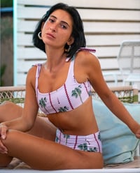 Image 1 of BIKINI "PINK PALM" (SU ORDINAZIONE)