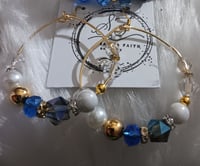 Image 2 of Blue & Gold Earrings Set 💙 