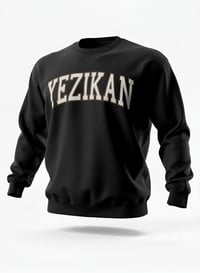 Image 5 of Yezikan Black Bold Arch Print Heavy Blend Sweatshirt 