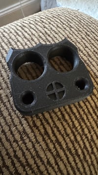 Image 1 of 2 Finger Solid Carbon Fiber Nylon Knuckle