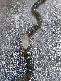 Image 2 of HORIZONS - labradorite + clear tibetan quartz