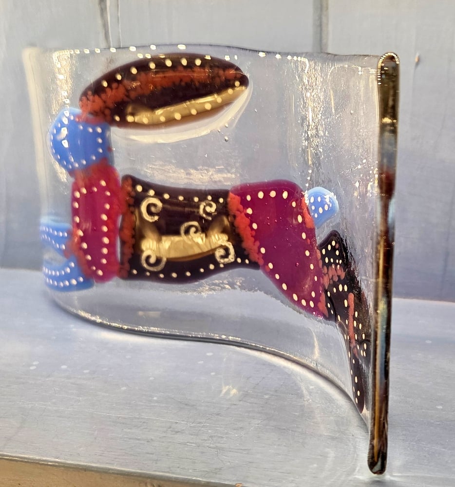 Image of Folk Art Hare Wave