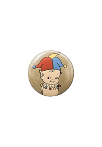 Image 1 of Jester Collection Button Pin
